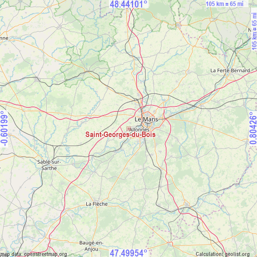 Saint-Georges-du-Bois on map