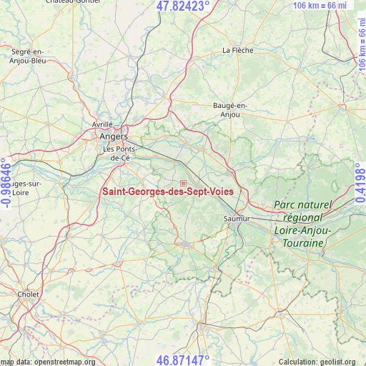 Saint-Georges-des-Sept-Voies on map