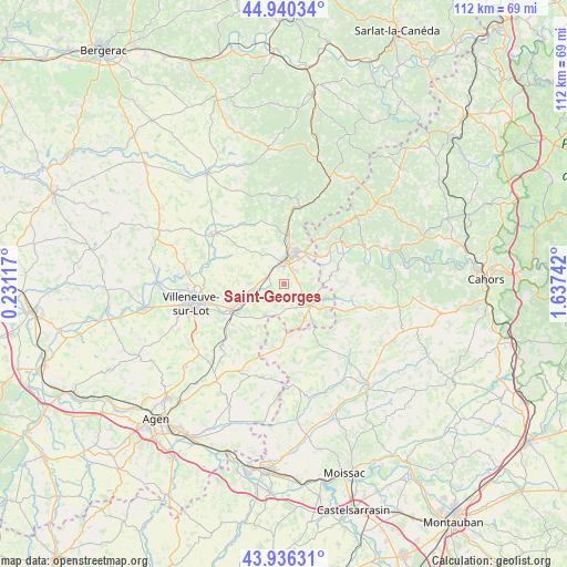 Saint-Georges on map