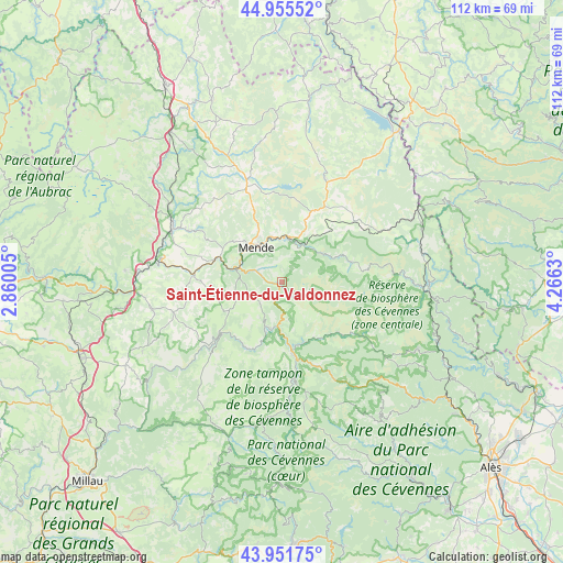 Saint-Étienne-du-Valdonnez on map