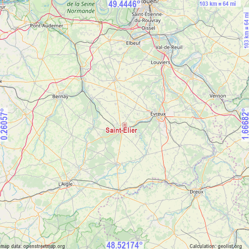 Saint-Élier on map