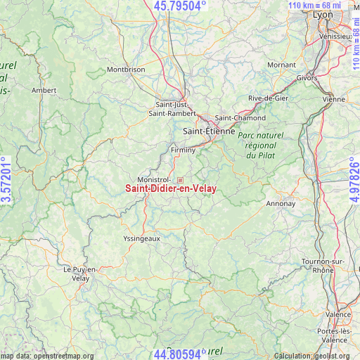 Saint-Didier-en-Velay on map
