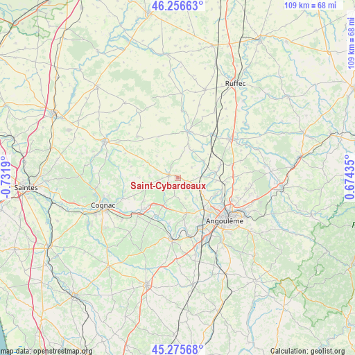 Saint-Cybardeaux on map