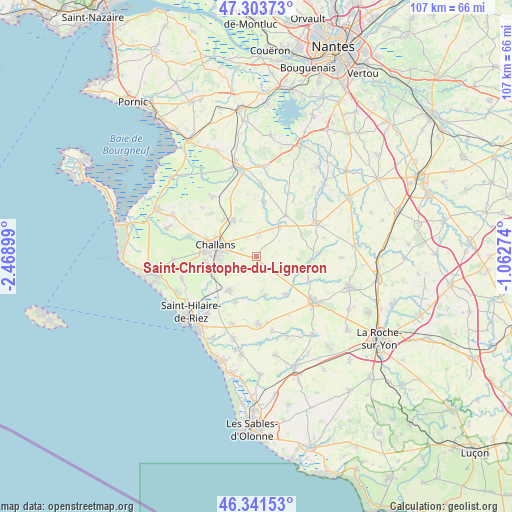 Saint-Christophe-du-Ligneron on map