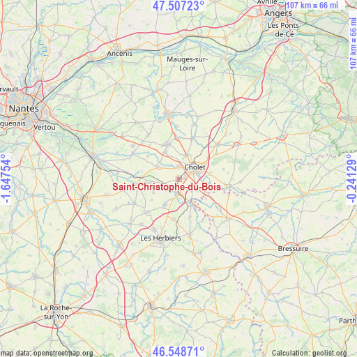 Saint-Christophe-du-Bois on map