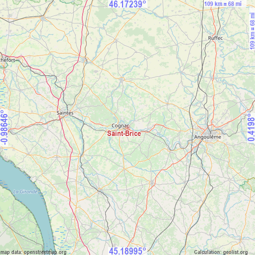 Saint-Brice on map