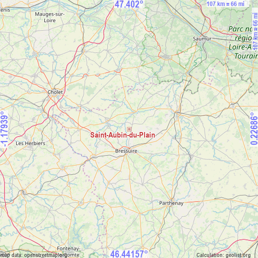 Saint-Aubin-du-Plain on map