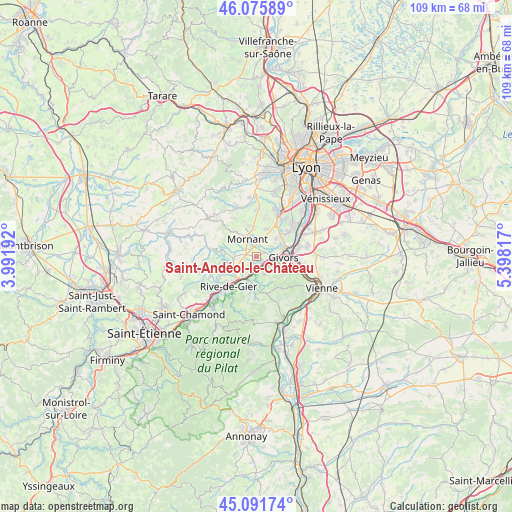 Saint-Andéol-le-Château on map