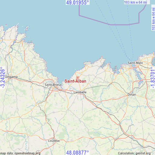 Saint-Alban on map