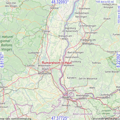 Rumersheim-le-Haut on map