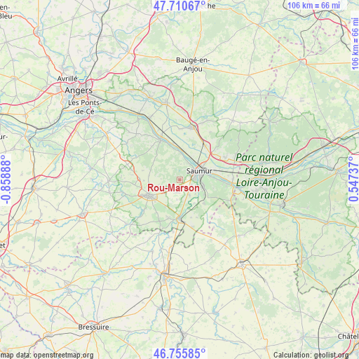 Rou-Marson on map