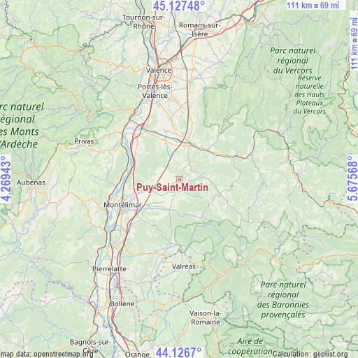 Puy-Saint-Martin on map