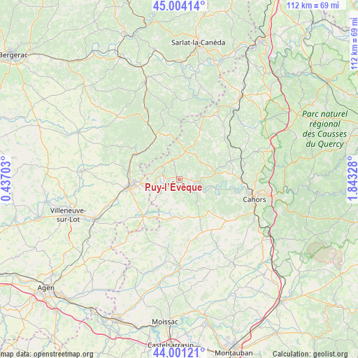 Puy-l’Évêque on map