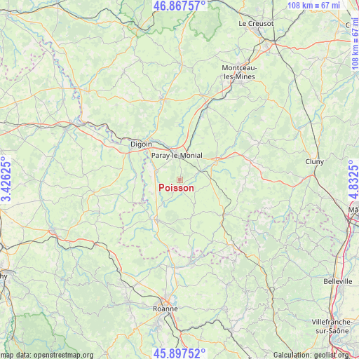 Poisson on map