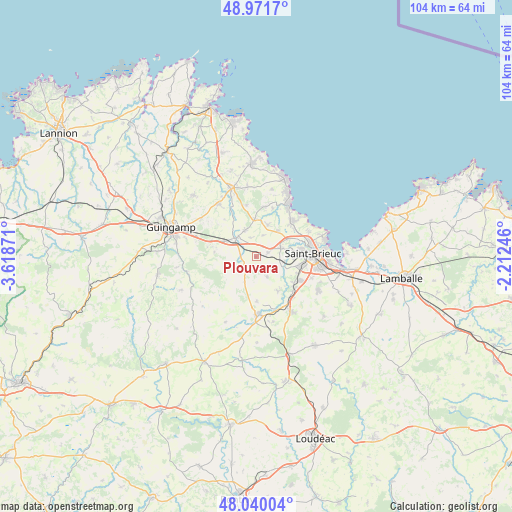 Plouvara on map