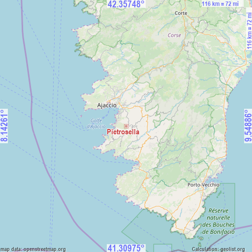 Pietrosella on map