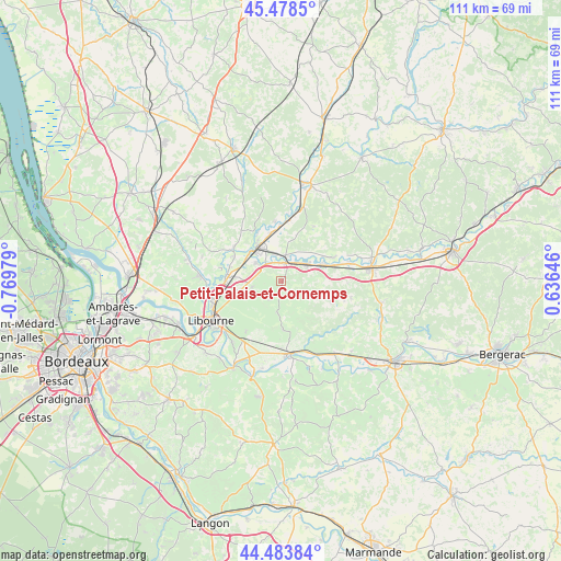 Petit-Palais-et-Cornemps on map