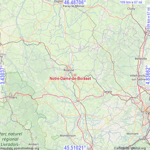 Notre-Dame-de-Boisset on map