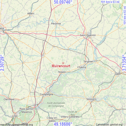 Muirancourt on map