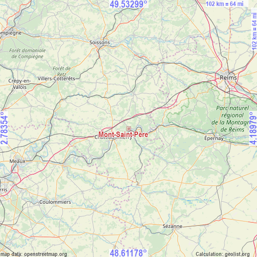 Mont-Saint-Père on map