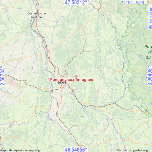 Montigny-aux-Amognes on map