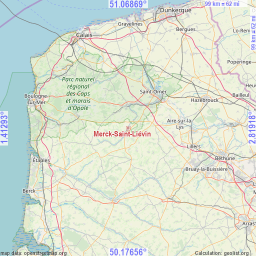 Merck-Saint-Liévin on map