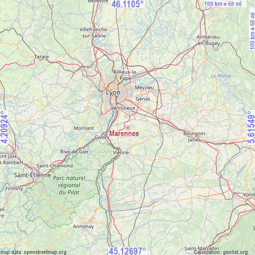 Marennes on map