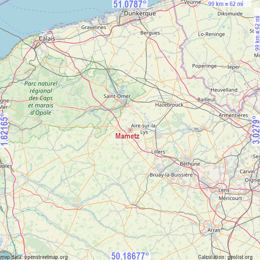 Mametz on map