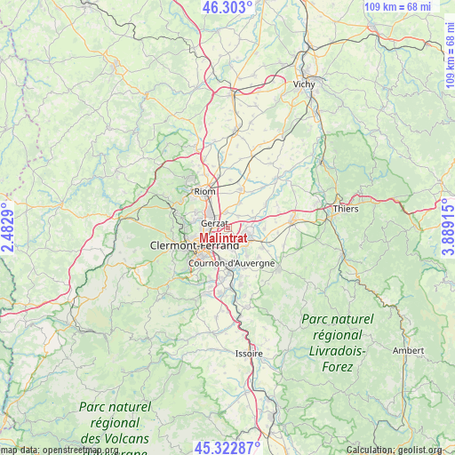 Malintrat on map