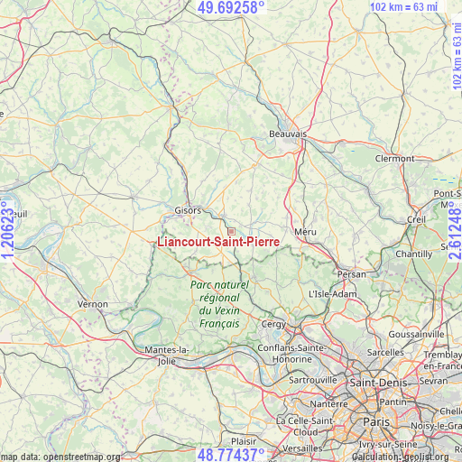 Liancourt-Saint-Pierre on map