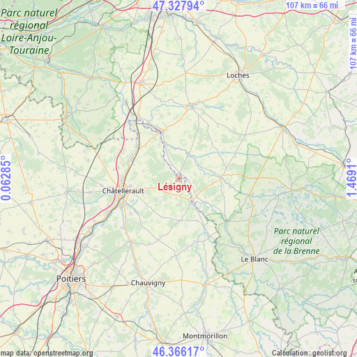 Lésigny on map