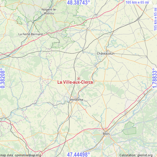 La Ville-aux-Clercs on map