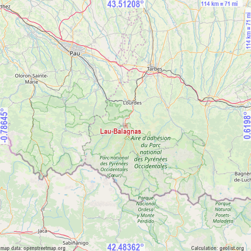 Lau-Balagnas on map