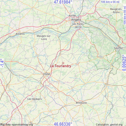 La Tourlandry on map
