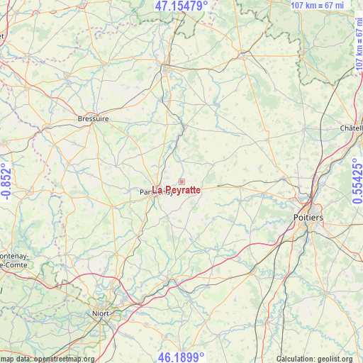 La Peyratte on map