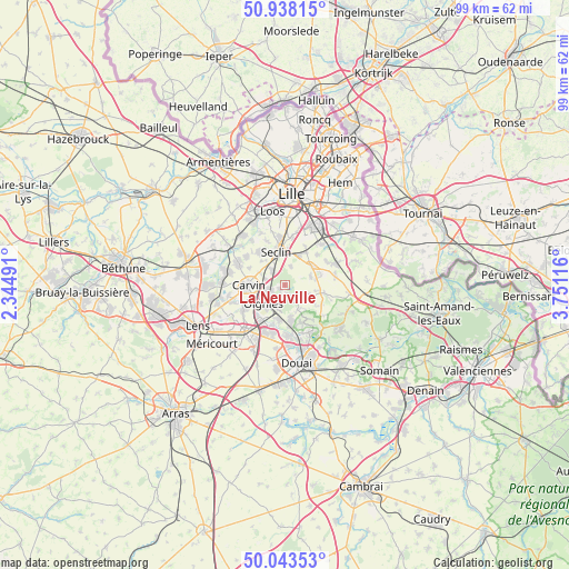 La Neuville on map
