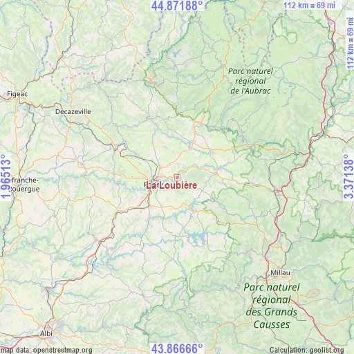 La Loubière on map