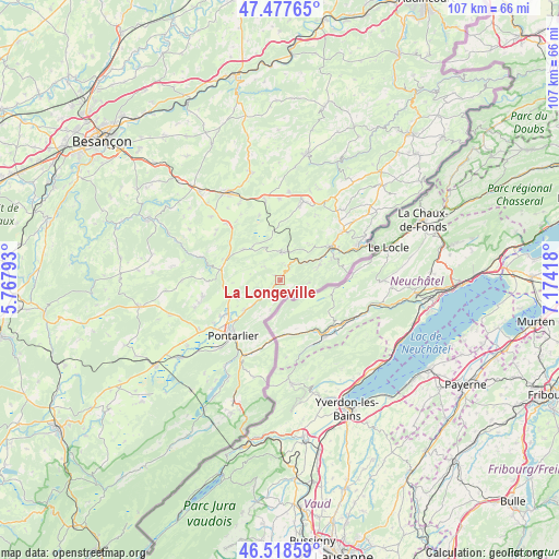 La Longeville on map