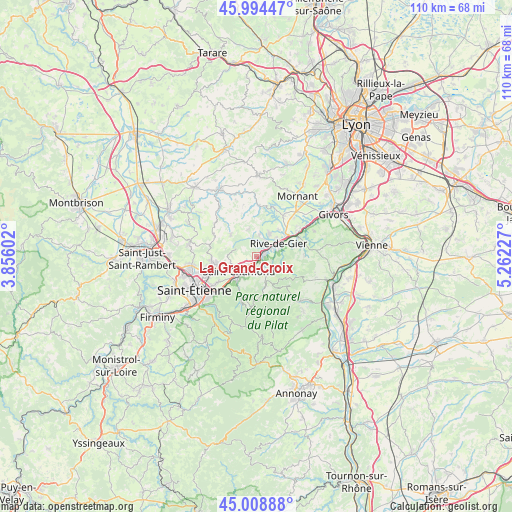 La Grand-Croix on map