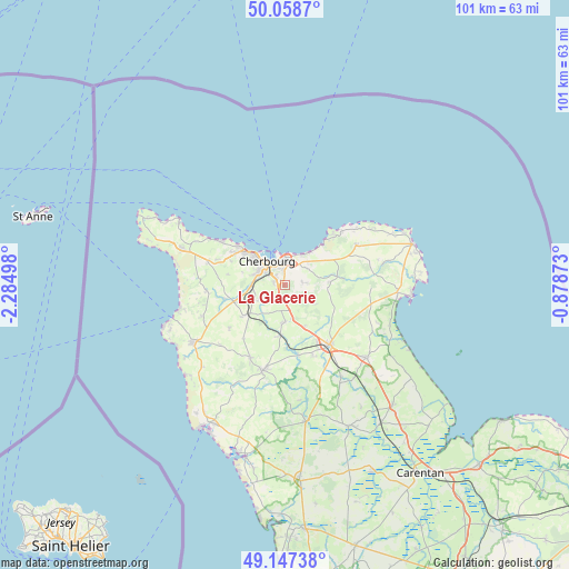 La Glacerie on map