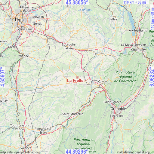 La Frette on map