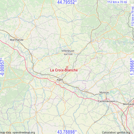 La Croix-Blanche on map
