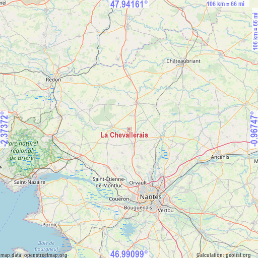 La Chevallerais on map