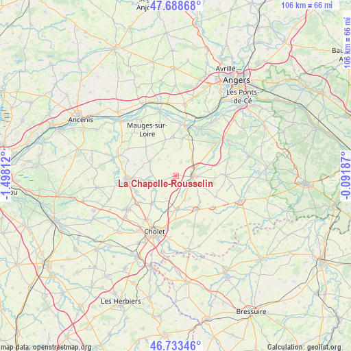 La Chapelle-Rousselin on map