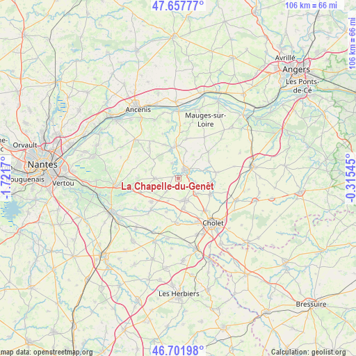 La Chapelle-du-Genêt on map
