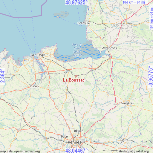 La Boussac on map