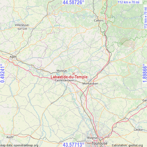 Labastide-du-Temple on map