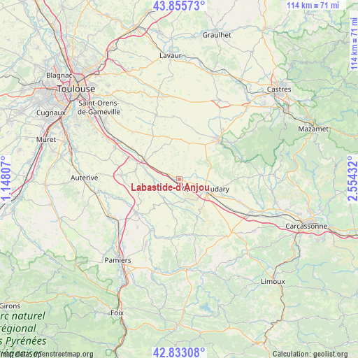 Labastide-d’Anjou on map