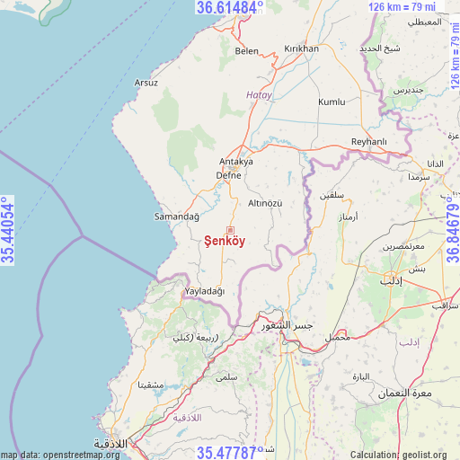 Şenköy on map