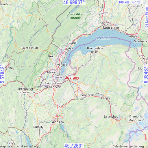 Juvigny on map